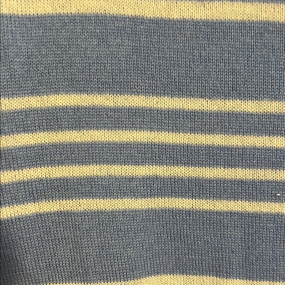 J. Crew Sky Blue and Cream Cashmere Striped Sweater - Picture 3 of 5
